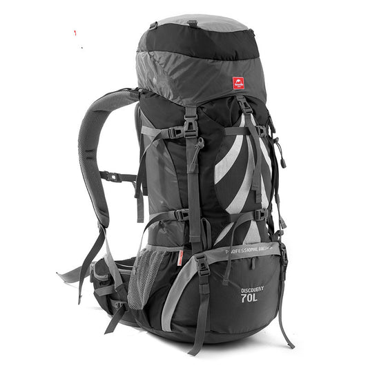 70L Profi-Trekkingrucksack in verschiedenen Farben.