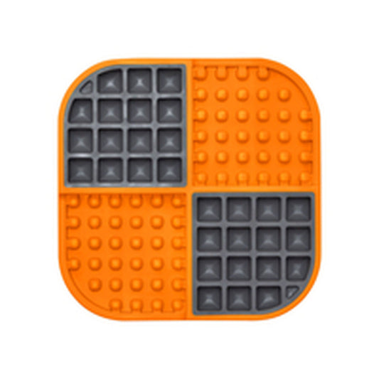 Hunde Lickimat - Slomo Orange polypropylene TPR