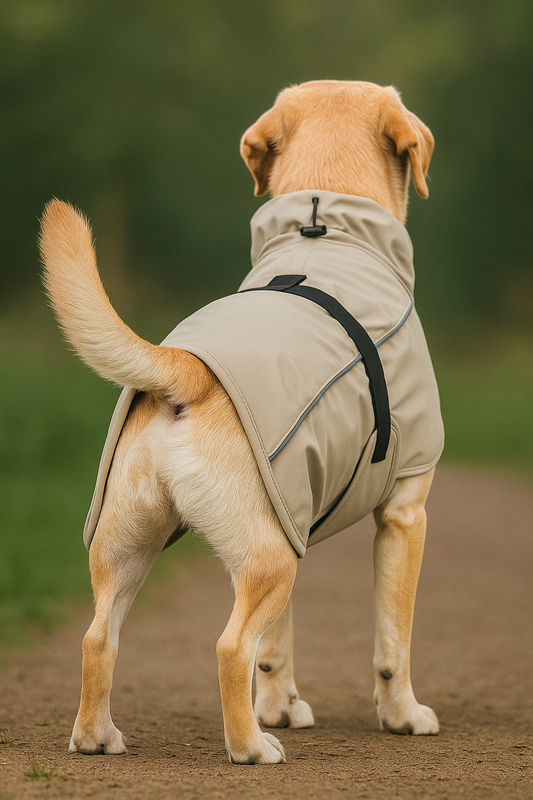Trixie Hunderegenmantel in Sand -  L